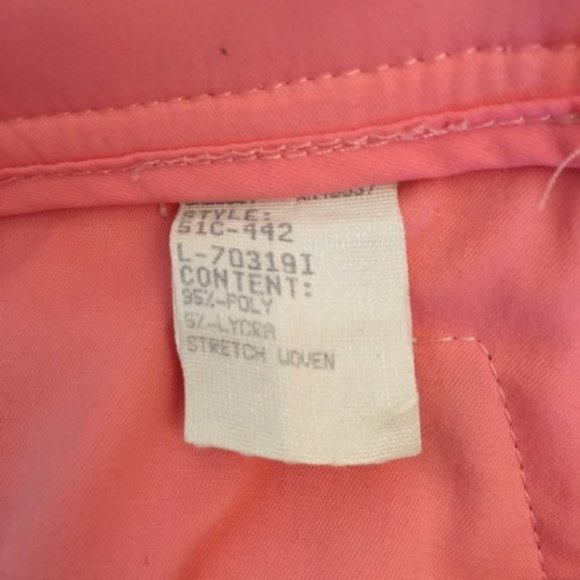 Tail Tech Coral Pink Womens Golf Capris Pants Moisture Wicking 8 - Picture 7 of 7